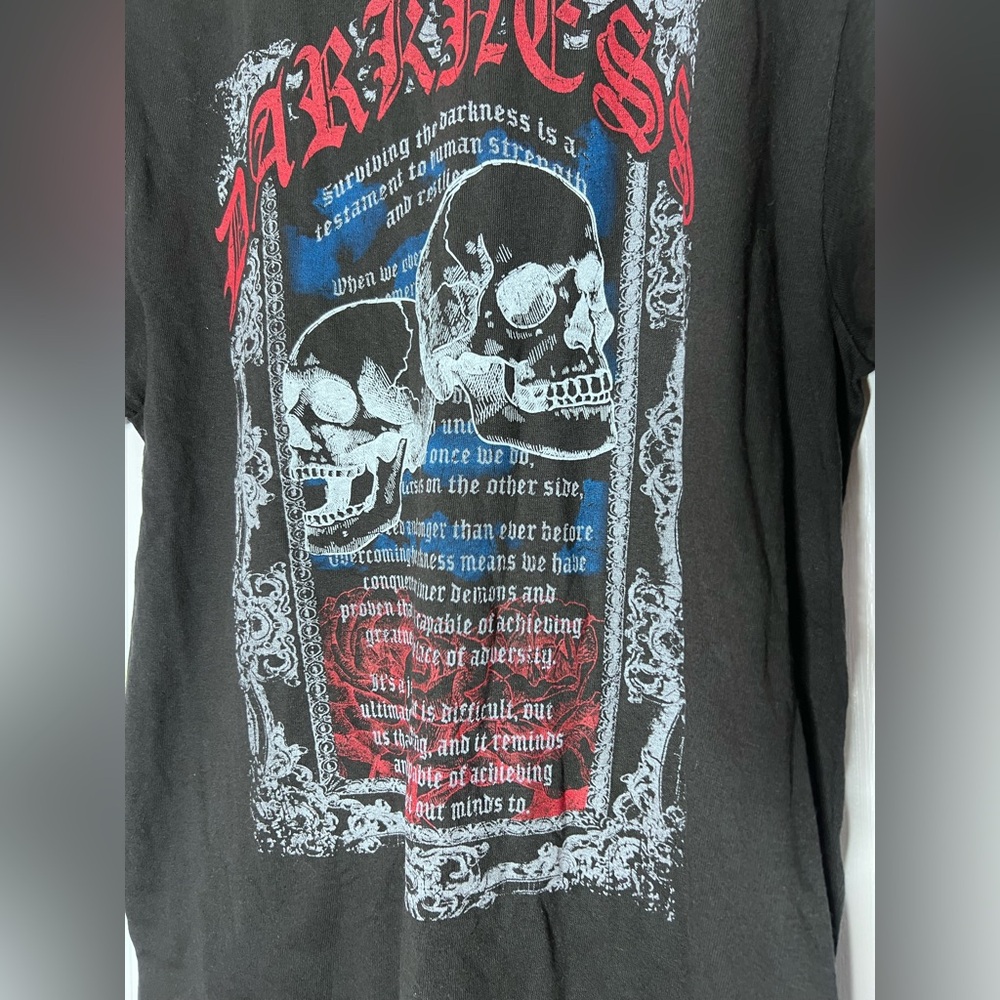 OTL - Darkness Graphic Black T-Shirt - Like New - Picture 2 of 6